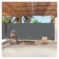 VidaXL Seitenmarkise Ausziehbar Anthrazit 220x1000 cm