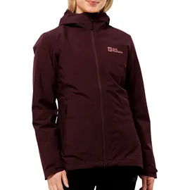 Jack Wolfskin Moonrise 3in1 Jacket Damen dark maroon S