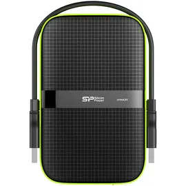 Silicon Power Armor A60 4 TB USB 3.2 schwarz/grün SP040TBPHDA60S3K