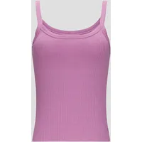 QS Top mit Rundhalsausschnitt, lila, XL