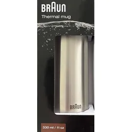 Braun BRSC001 edelstahl/schwarz 0,33 l