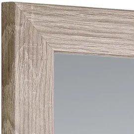 Mirrors and More Wandspiegel Holzspiegel Flurspiegel Deko Spiegel Eiche hell Rahmenspiegel H: 68cm