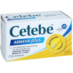 Cetebe Abwehr plus Vitamin C + Vitamin D3 + Zink Kapseln