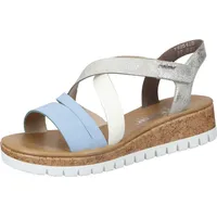 Rieker Komfort-Sandalen in blau, Gr.: 36