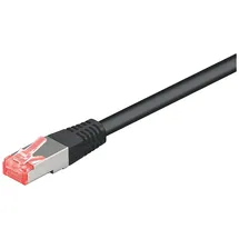 goobay 68697 CAT 6 Patchkabel, S/FTP (PiMF), schwarz