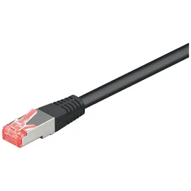 goobay 68697 CAT 6 Patchkabel, S/FTP (PiMF), schwarz