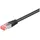 goobay 68697 CAT 6 Patchkabel, S/FTP (PiMF), schwarz