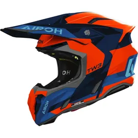 Airoh Twist 3 Dunkelblau/Neon-Orange M