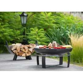 Cook King Feuerschale VIKING Ø 100 cm Schwarz