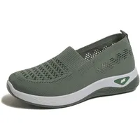 Orthopädische Walkingschuhe Damen Ergonomische Sportschuhe Mit Fußbett Bequeme Gesundheitsschuhe Für Alltag Wandern Büro Atmungsaktiv Schmerzfrei Flexibel Sommerschuhe Sneaker Leicht Barfussschuhe - 40 EU