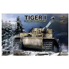 Rye Field Model 5025 - Tiger I Early Production volles Interieur 1:35