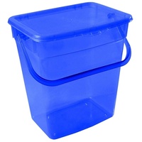 Plast Team Waschmittelbox 6 Liter blau-transparent - Blau)