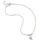 SilberDream Fußkette Silber 925 Sterling Silber ca. 25cm + 3cm Verlängerung Stern | Gr.: onesize