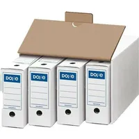 DOHE Dohe, Dokumentenablage, Datei-Box Weiss Din A4 (10 Stück)