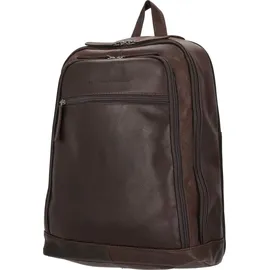 The Chesterfield Brand Wax Pull Up Detroit | Rucksack 14" 39 cm - Dunkelbraun
