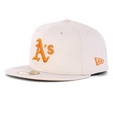 New Era 59Fifty Fitted Cap - Oakland Athletics Stone - 7 3/8 - 58-59