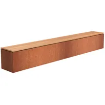 Adezz Sitzbank 300 x 40 x 43 cm Braun