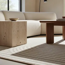 KADIMA DESIGN Teppich Beige, 280x370 cm, – Böden, Teppiche, Hochflorteppiche & Shaggys