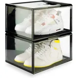 Crep Protect Schuhbox Schuh-Aufbewahrungsbox – Ultimative Sneaker Box (2 St)