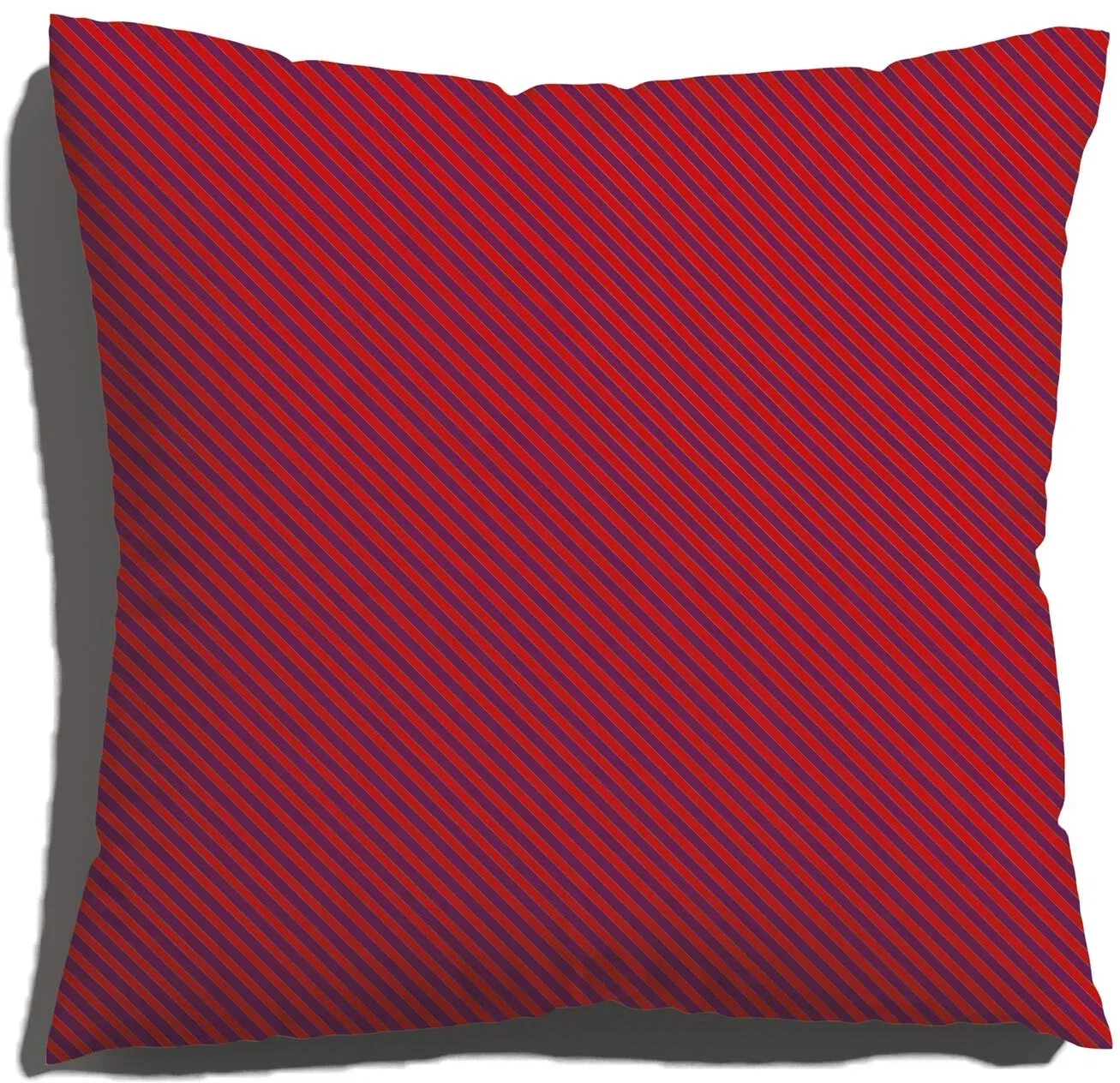 Schlafgut Woven Fade Bettwäsche Kissenbezug einzeln 80x80 cm | red-deep-purple-deep - rot;lila