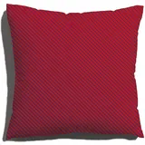 Schlafgut Woven Fade Bettwäsche Kissenbezug einzeln 80x80 cm | red-deep-purple-deep - rot;lila