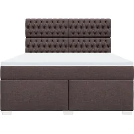 vidaXL Boxspringbett 180 x 200 cm Braun