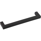 halcö Möbelgriff Ischgl LA 160 mm, Breite 172 mm, Schwarzstahl geölt schwarz,