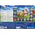 CLEMENTONI Quiz-Bodenpuzzle - Paw Patrol - Interaktives Lernspiel mit Stift, 24 Teile Puzzle für Kinder ab 3 Jahren, 62 x 42 cm, 16684