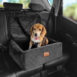 VEVOR Hunde Autositz Vorder/Rücksitz Hundesitz Auto 600x500x670mm 18kg Schwarz