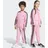 adidas Trainingsanzug ADIDAS ORIGINALS "FIREBIRD", Mädchen, Gr. 128, light pink, schwarz, Obermaterial: 100% Polyester, Sportanzüge Trainingsanzug, für Kinder, zweiteiliges Set, aus Polyester
