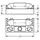 Renz Metallwaren. Beleuchtungshalter mit Soffitte 15V 97-9-85131