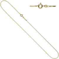 Goldkette JOBO Halsketten Gr. Gelbgold 333, Länge: 40 cm, goldfarben (gelbgold 333) Damen Goldketten Venezianerkette 333 Gold 40 cm 1,0 mm
