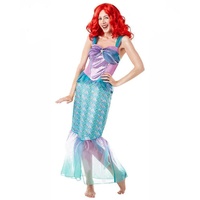 Rubie's 820518L Princess Offizielles Disney-Prinzessinnen-Kostüm für Damen, Arielle, 0, L