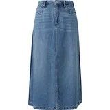 s.Oliver Midi-Jeansrock Ausgestellter Blau 38