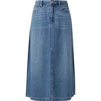 s.Oliver Midi-Jeansrock Ausgestellter Blau 38