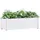 furnicato Garten-Hochbeet PP 100 x 43 x 35 cm Weiß