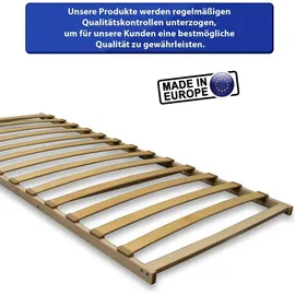 Coemo Lattenrost FIX mit 13 Federleisten - nicht verstellbar - 80 x 200 cm
