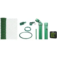 GAH Alberts Alberts Set Maschendrahtzaun zum Einbetonieren, grün (2000 mm)