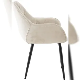 CLP 4er Set Stuhl Tanna Samt