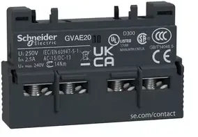 10St. Schneider Electric GVAE20 Hilfsschalter, 2S, Front