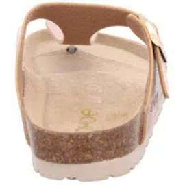 ROHDE Damen Zehentrenner Pantolette Metallic-Optik Alba 5600, Größe:39 EU,