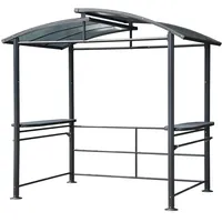 BellaVista Grillpavillon mit Polycarbonatplatten ca. 240 x 150 x