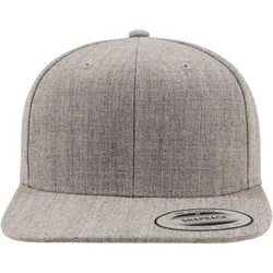 Klassischer Snapback - Heather/Heather - Mann - TeeShoppen