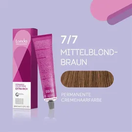 Londa Professional Permanent Color Creme 7/7 mittelblond braun 60 ml