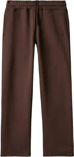 Burocs Wide Leg Jogginghose Braun