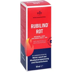 Rubilind rot Muskel und Gelenks Roll-on
