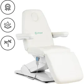 Physa Elektrische Kosmetikliege 3 Motoren 300 W 193 x 62 x 60-85 cm 150 kg weiß Behandlungsliege Kosmetikstuhl