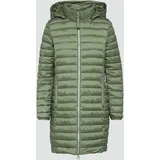 S.Oliver Lange Steppjacke mit Abnehmbarer Kapuze Khaki/Oliv 46