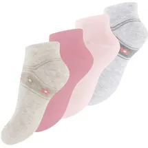 Cotton Prime® 8 Paar Kinder Sneaker Socken Sweet Flower in Bunt | Gr.: 23-26