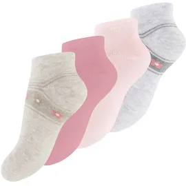 Cotton Prime® 8 Paar Kinder Sneaker Socken Sweet Flower in Bunt | Gr.: 23-26